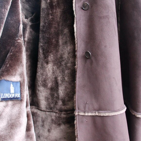 Suede and Fur coat by London Fog- size 2X - Picture 4 of 6
